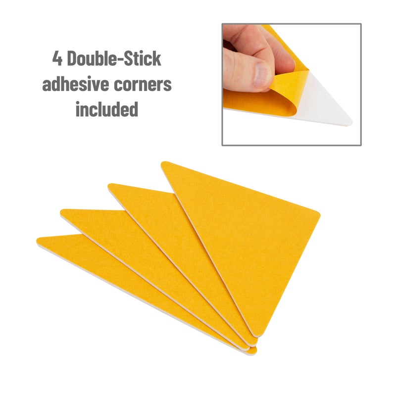 Mind Reader Office Chair Mat for Hardwood Floors, Under Desk Floor Protector, Rolling, PVC, 35.5" L x 47.50" W x 0.0625" H, Woodtone - Image 5